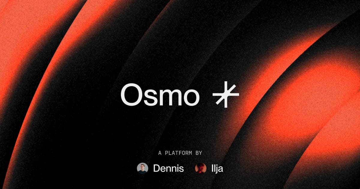 Osmo —Start building websites people remember